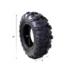 Pneu Quadriciclo Honda Dianteiro Fourtrax 24x8-12"