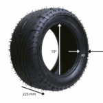 Pneu Scooter Elétrica 225/40-10" Volt
